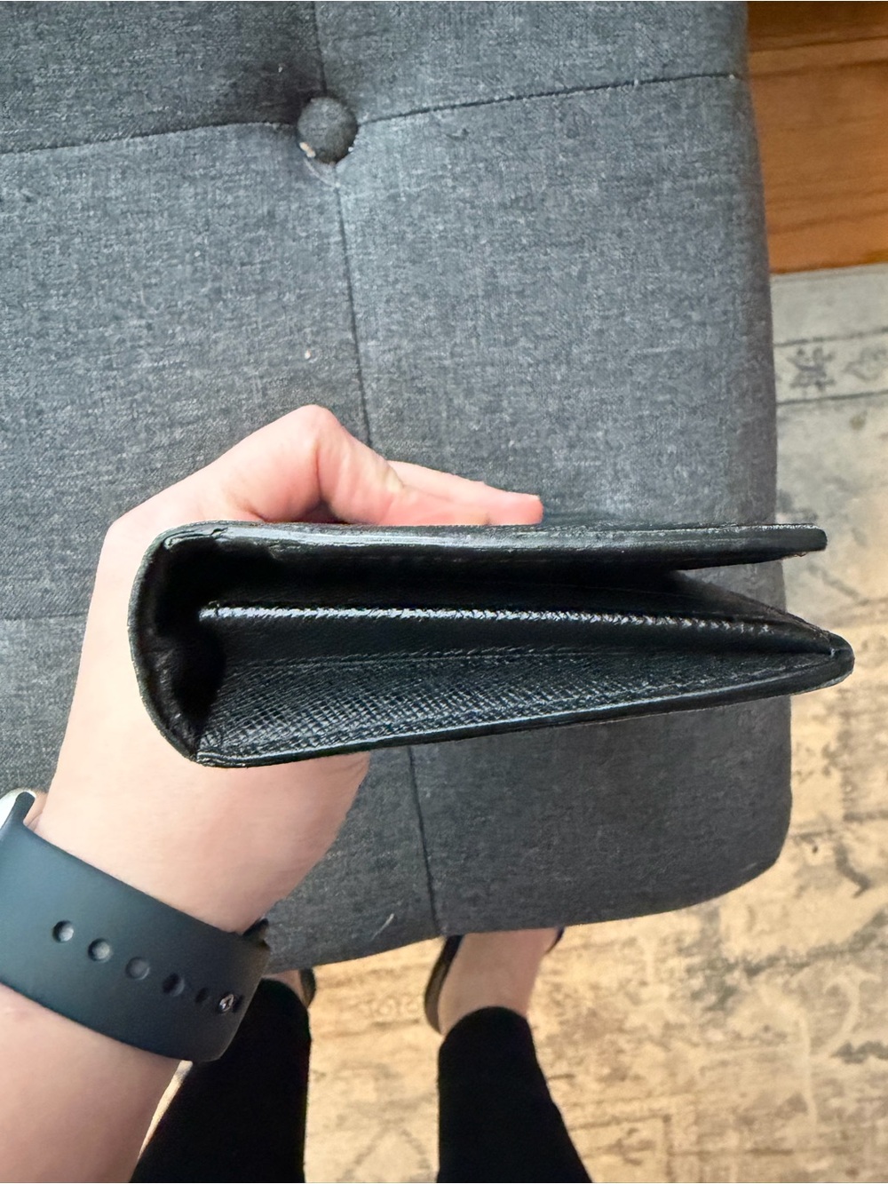 Louis Vuitton Black Damier Check Wallet - Picture 10 of 14